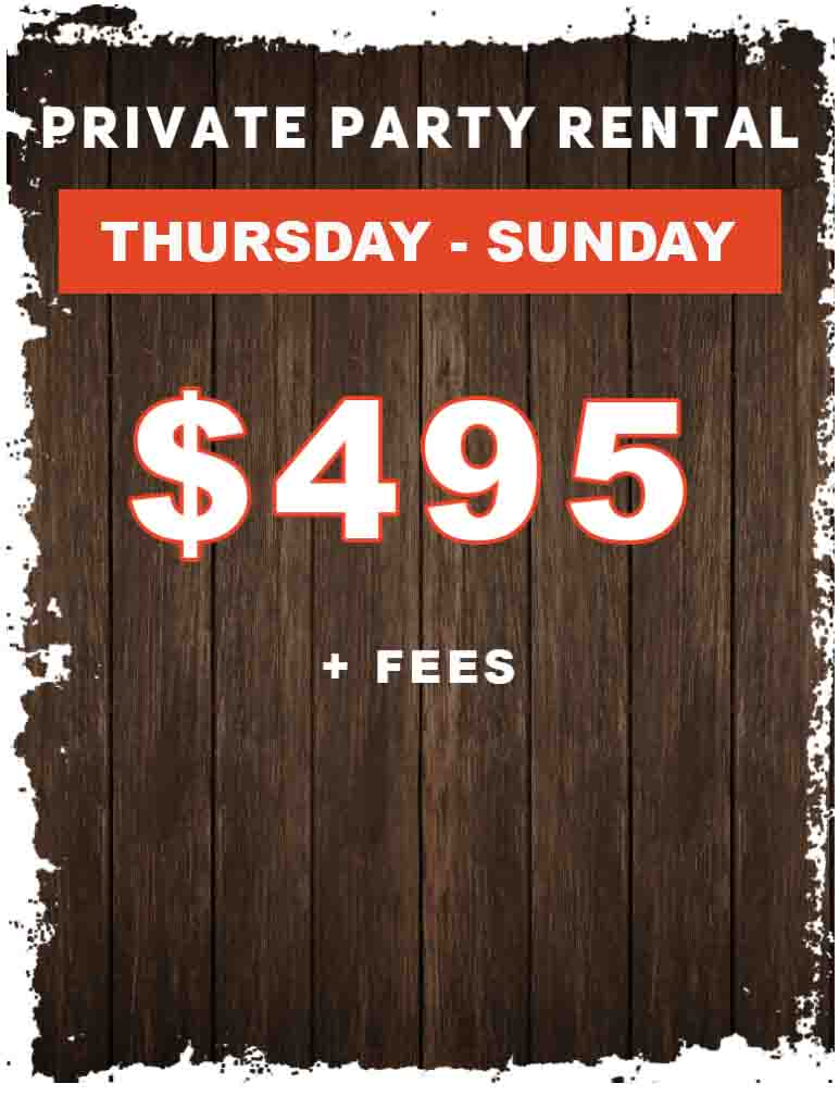 Privaty Party Weekend Rentals